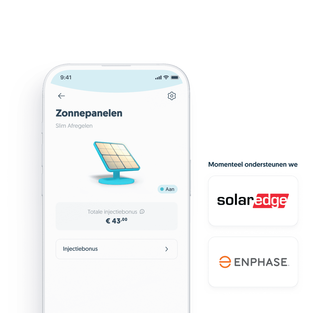 Merken die worden ondersteund